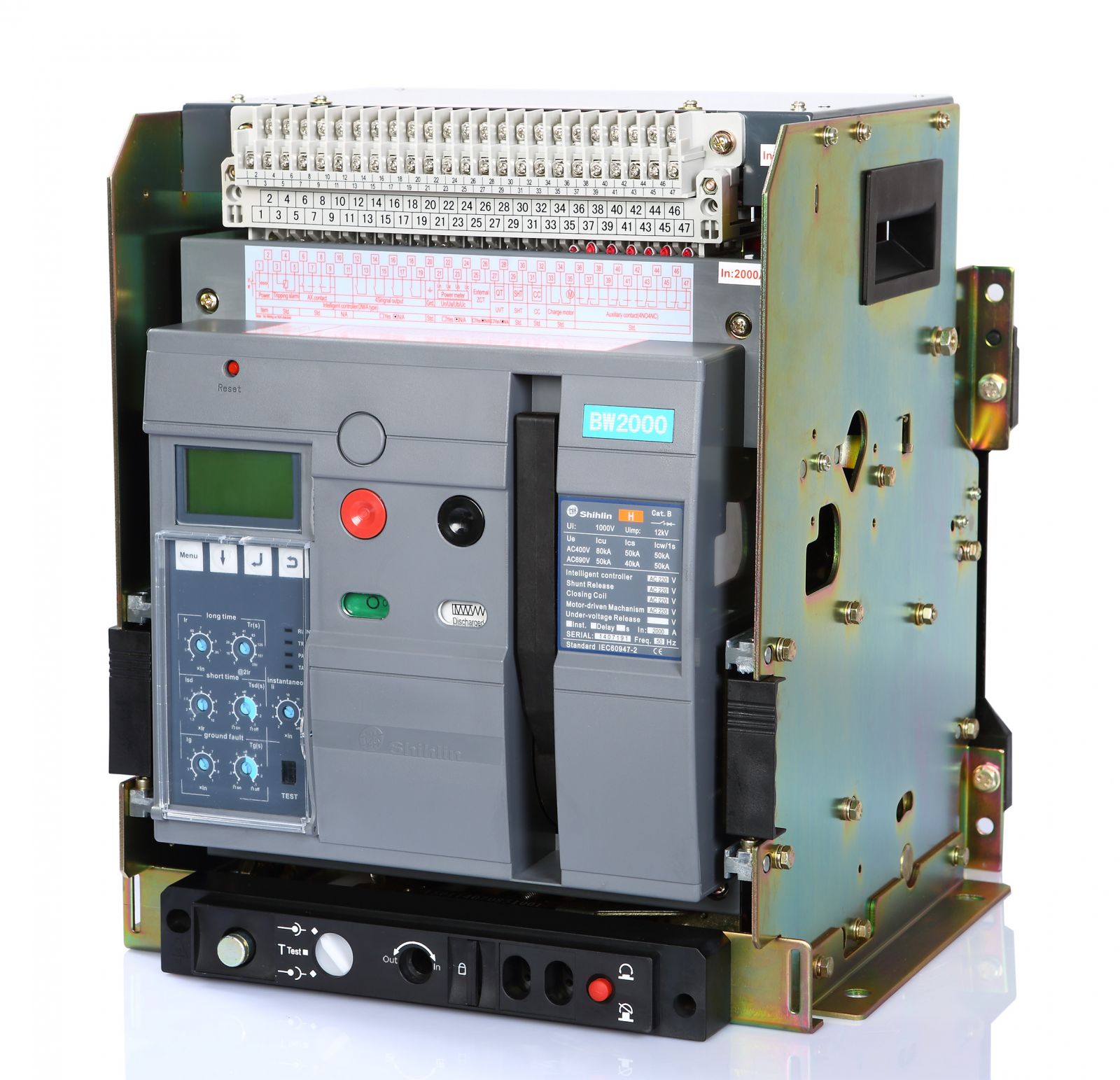 ACB Shihlin BW 2000-HN 1600A 85kA Draw out